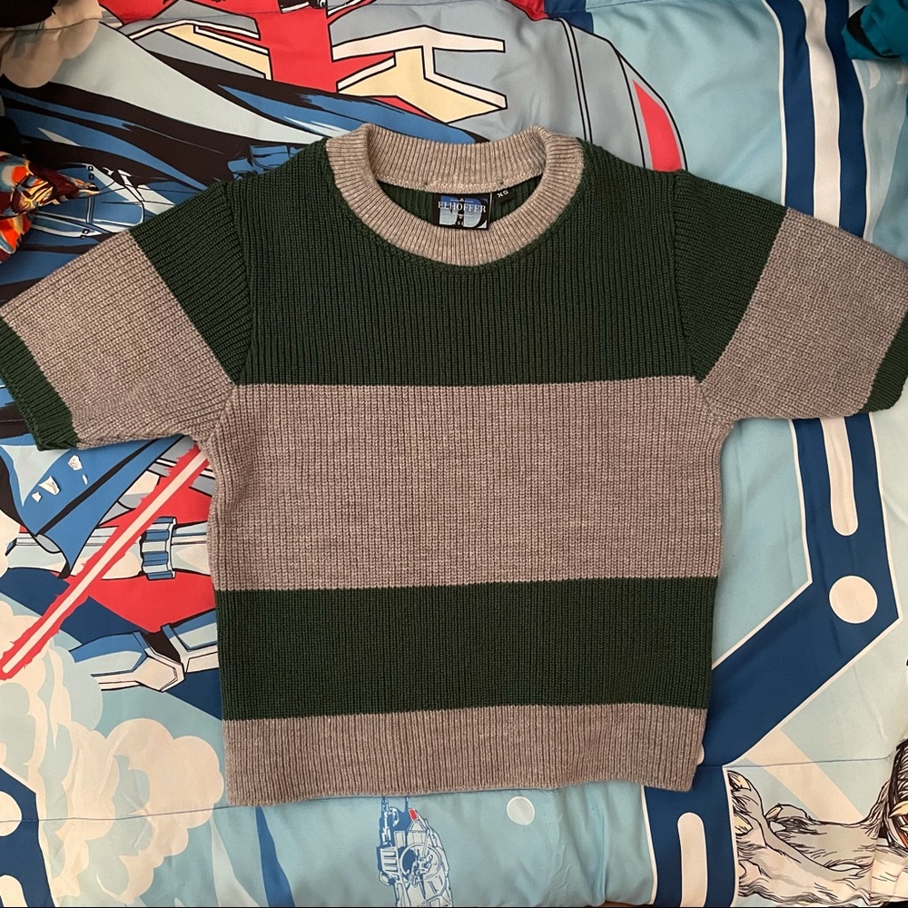 Retired Elhoffer design ambition cropped sweater